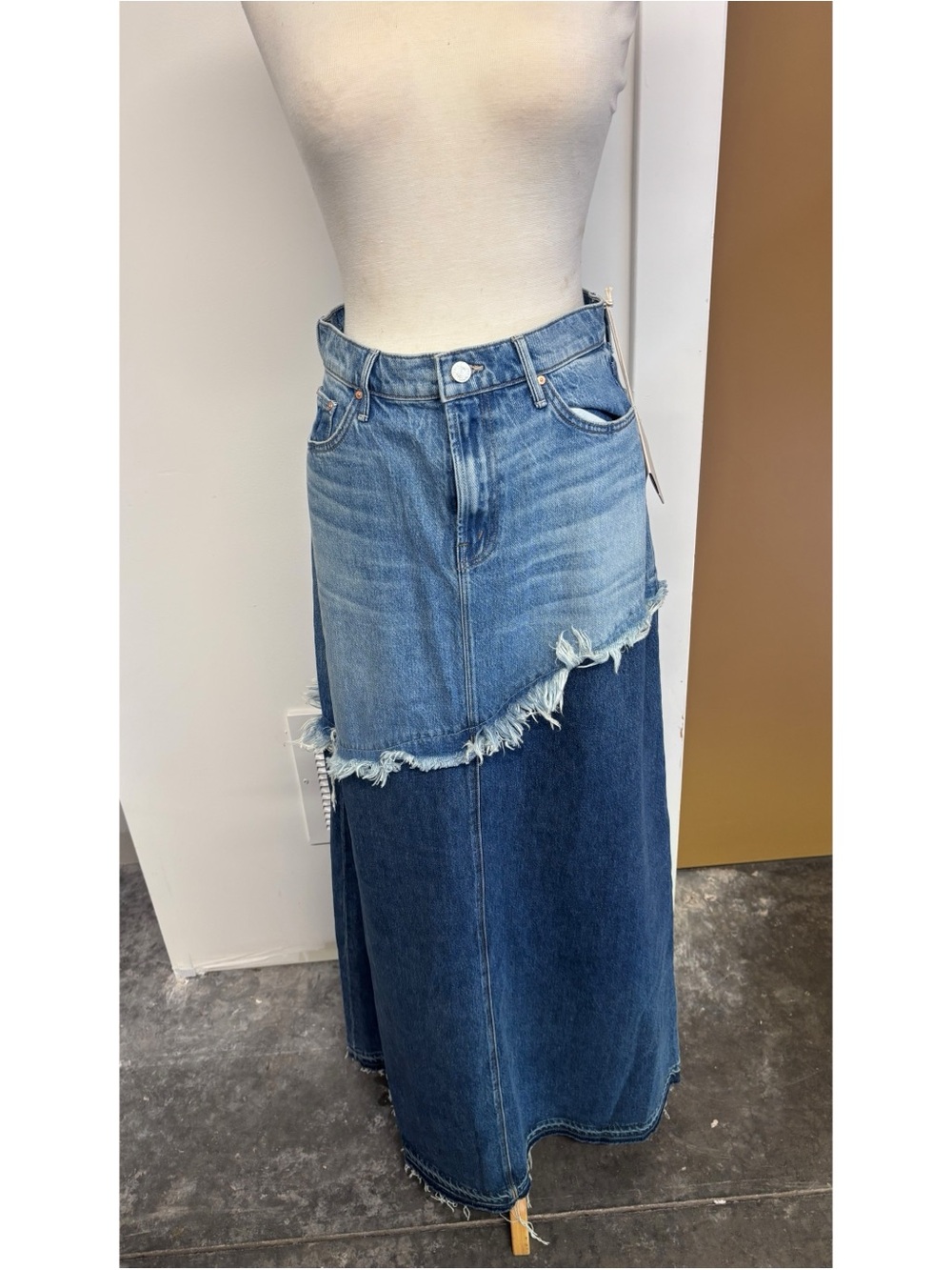 Mother Dual Ditcher Maxi Skirt size 27 - Picture 2 of 7